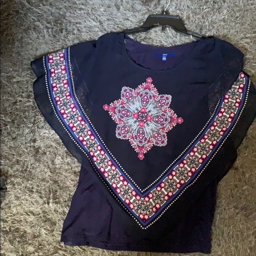 Shawl shirt